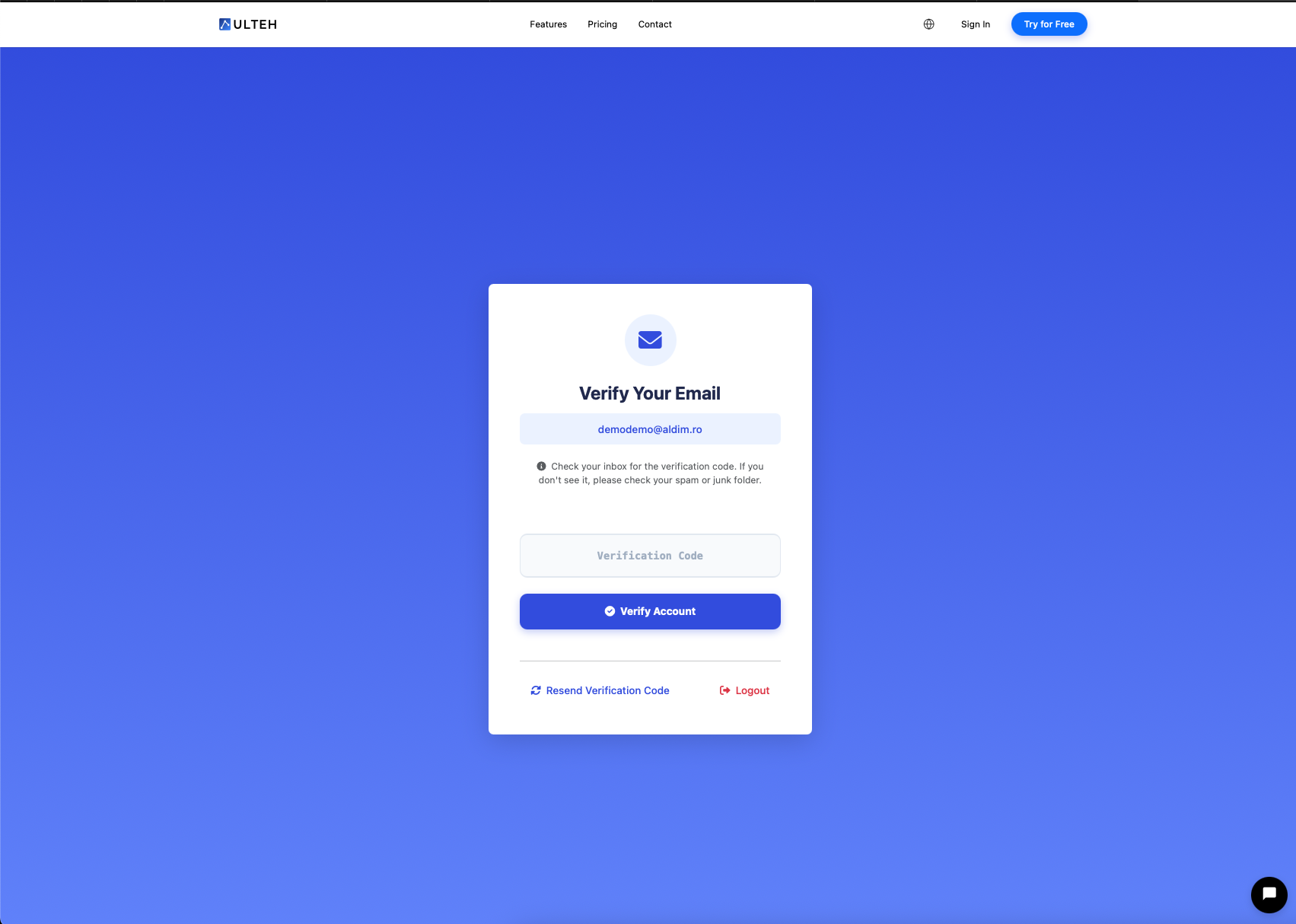 El. pašto patvirtinimas